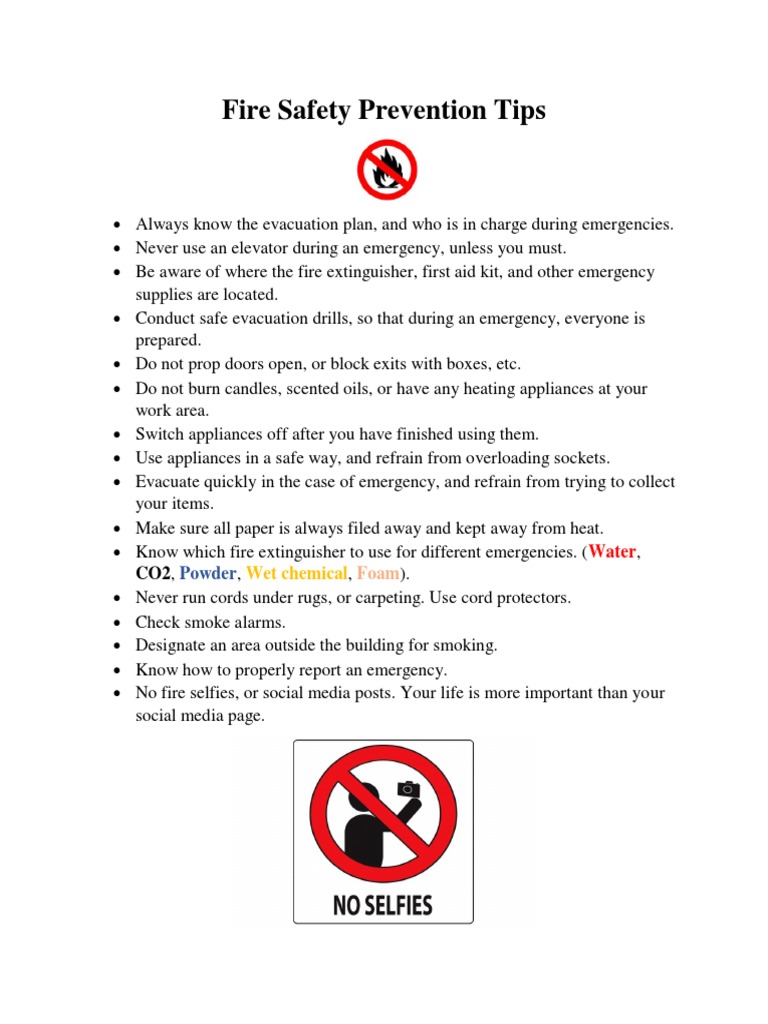 Essential Fire Safety Tips for Everyone | PDF