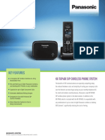 Key Features: Kx-Tgp600 Sip Cordless Phone System