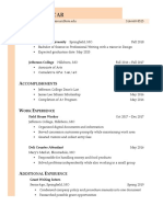 Lindsay Recar Resume April 2