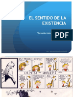 El Sentido de La Existencia