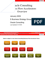 Business Flow Accelerators: Oracle Consulting