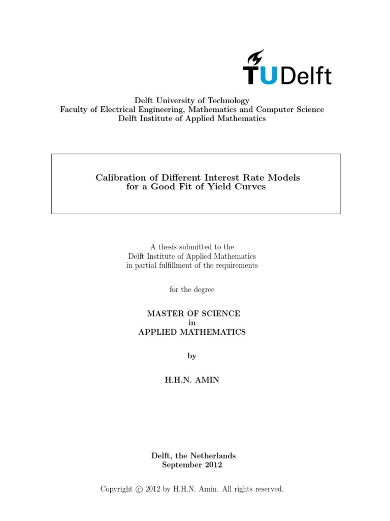 Final Thesis PDF | PDF | Interest | Mathematical Model