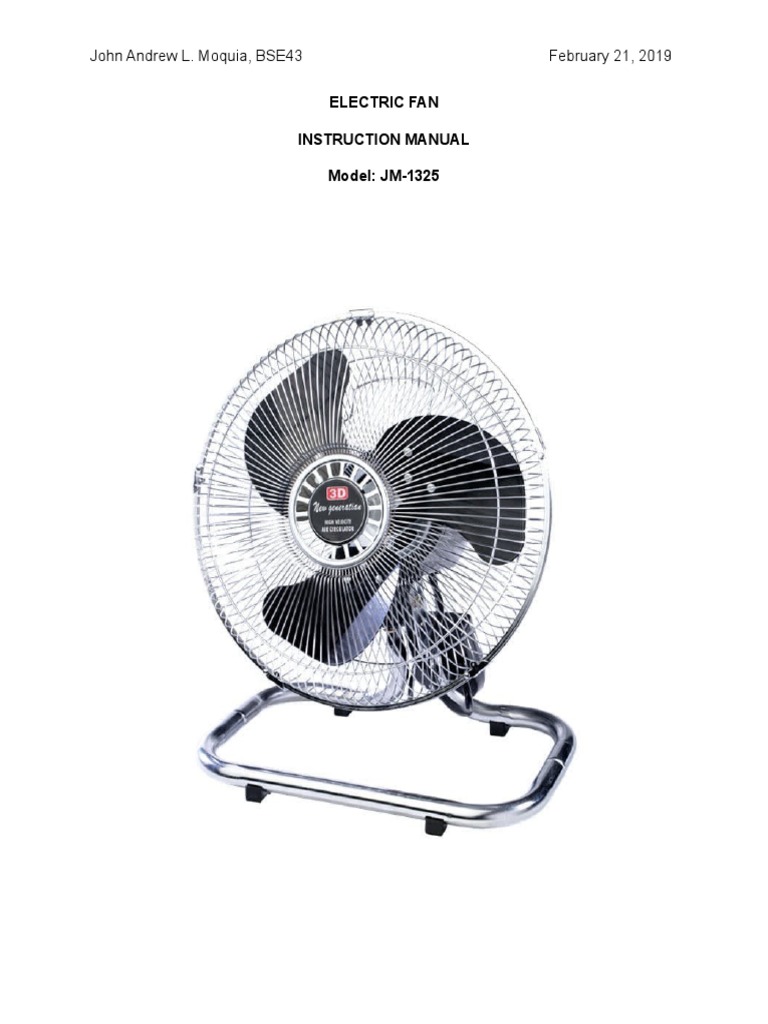 Fan Manual PDF Electrical Connector Machines