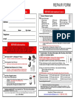 Zippo New Repair Form 2018