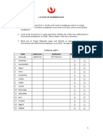 Derivational and Inflectional