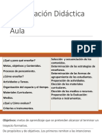 Planificación Didáctica de