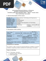Activity guide and evaluation rubric - Step 2 - Create value from technologic innovation.docx