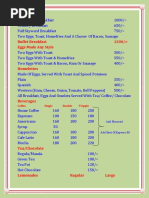 SPAR Platters Menu and Prices | PDF | Foods | European Cuisine