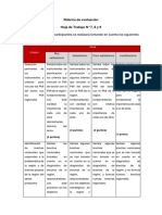 La Calificación de Los Participantes Se Realizará Tomando en Cuenta Los Siguientes Criterios