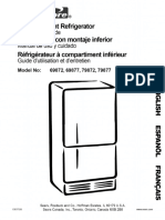 KENMORE Bottom-Mount Refrigerator PDF