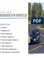 Dynamics - Chapter - 2 - Kinematics - of - Particles Rectilinear Motion To Normal Tangential Coordinates PDF
