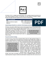 PE Ecosystem - PAI Partners