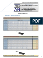 A - Lista de Precios 28 - Diciembre 2018