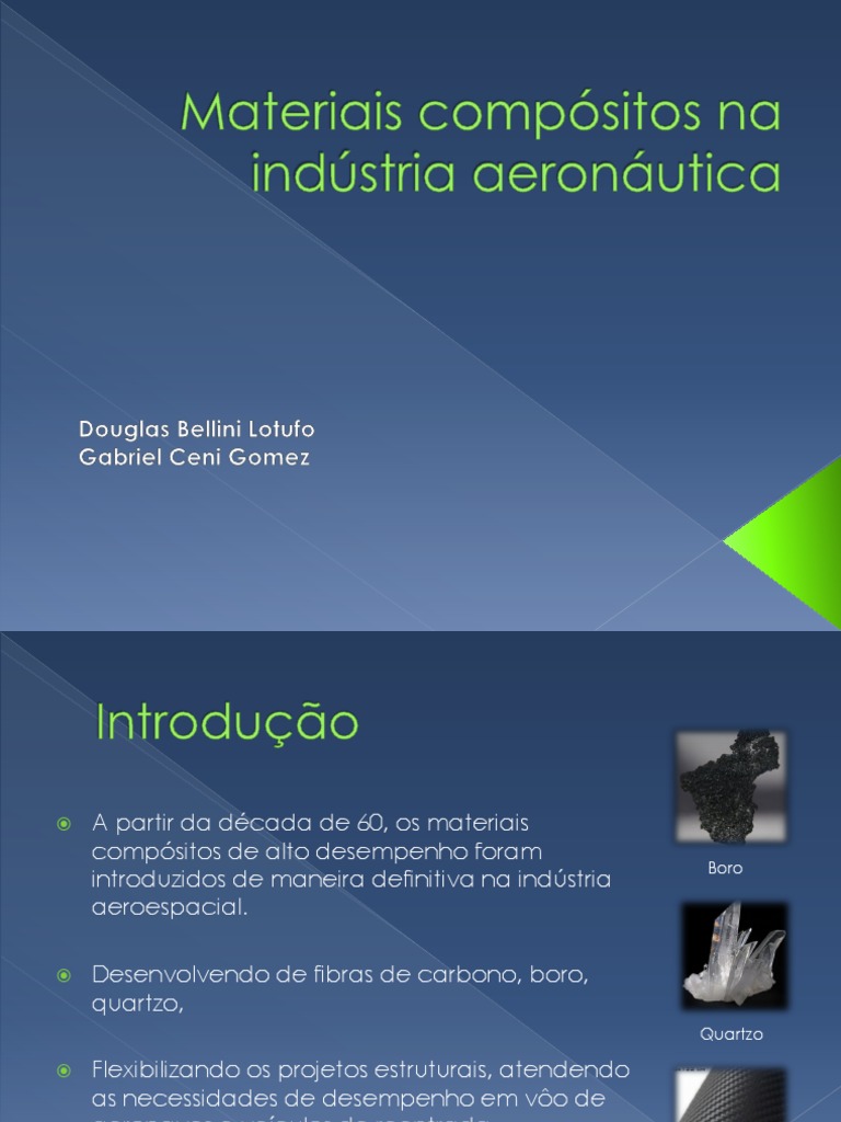 Materiais Compositos Na Industria Aeronautica | PDF | Material composto ...