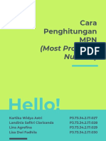 Cara Menghitung MPN