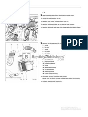 Audi A4 B6 B7 Repair Manual 2002 2008 Excerpt Brake Transportation Engineering