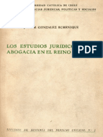 Estudios jurídicos y abogacía en Chile colonial