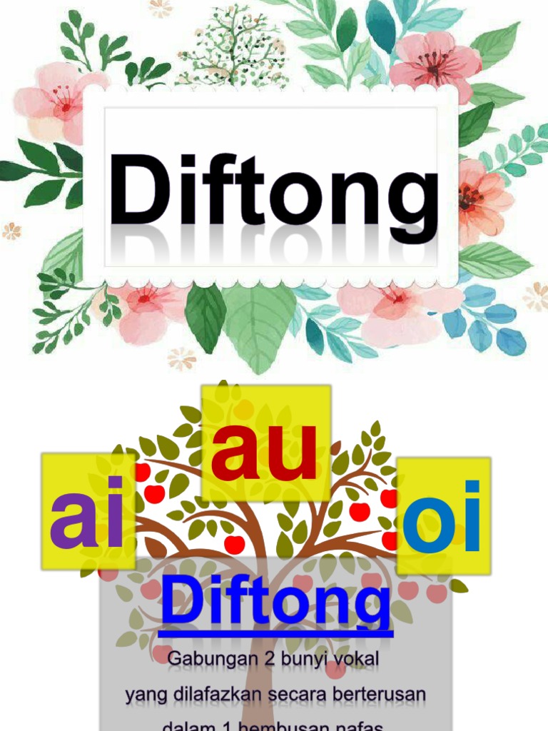 Diftong: Contoh dan Penggunaan | PDF