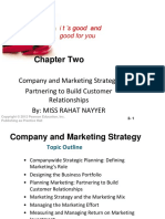 Chapter 2 Company and Marketing Strategy Partnering To Build Customer Relationships