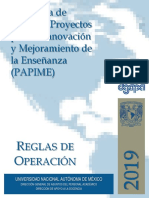 2019 Papime Reglas Operacion
