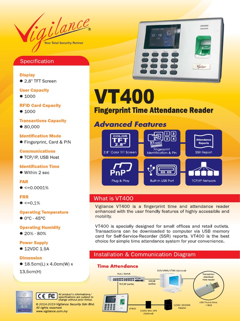 VT400 | PDF