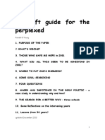 Draft Guide For The Perplexed