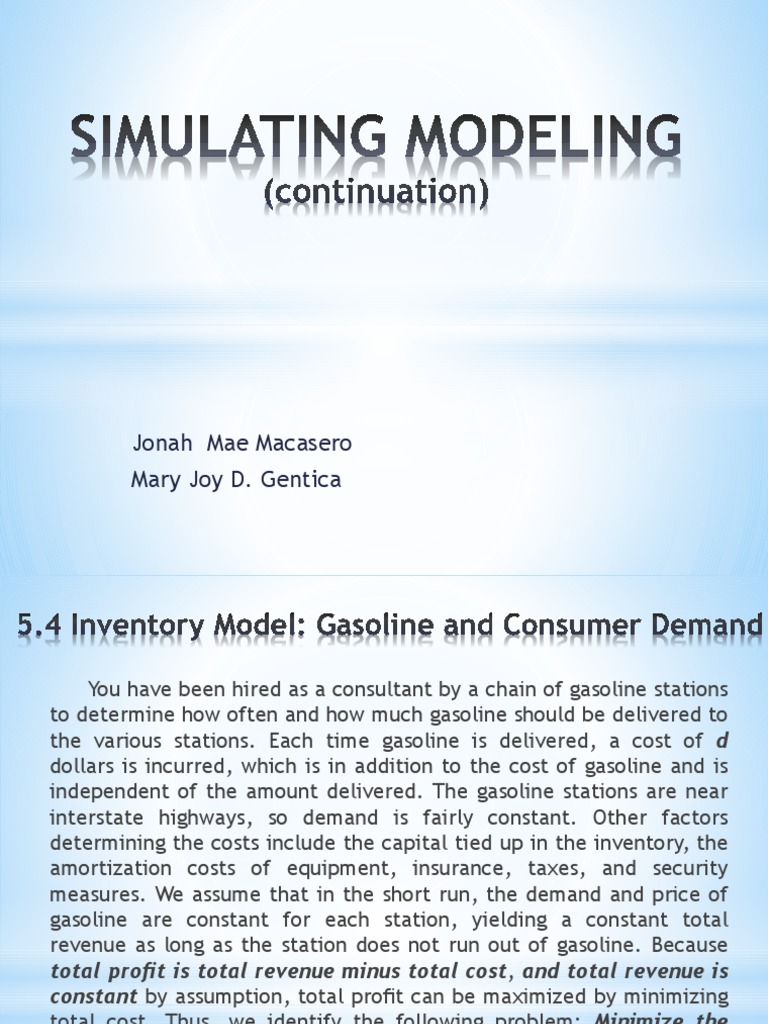 Gasoline Delivery Optimization Model | PDF | Spline (Mathematics ...
