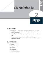 Composição Química Da Célula: 1. Objetivos