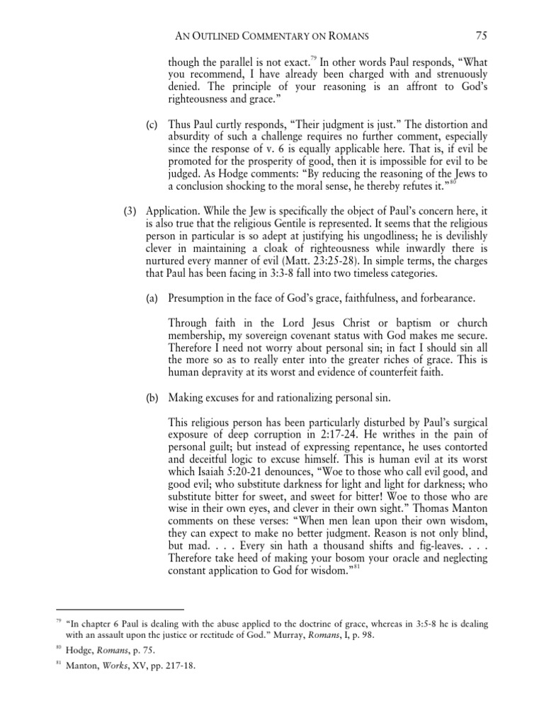 Romans DR Martyn Lloyd Jones 80 91 PDF Epistle To