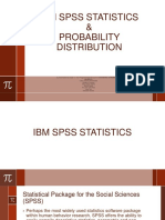 Ibm Spss Statistics & Probability Distribution