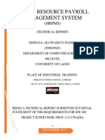 HRPMS Technical Report on Payroll Management System