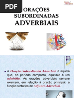 ORAÇÕES-SUBORDINADAS-ADVERBIAIS