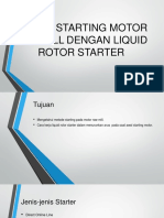 Sistem Starting Motor Dengan Liquid Rotor