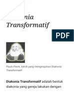 Diakonia Transformatif - Wikipedia Bahasa Indonesia, Ensiklopedia Bebas