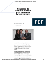 Consenso de Brasília, modelo para armar na América Latina - Carta Maior.pdf