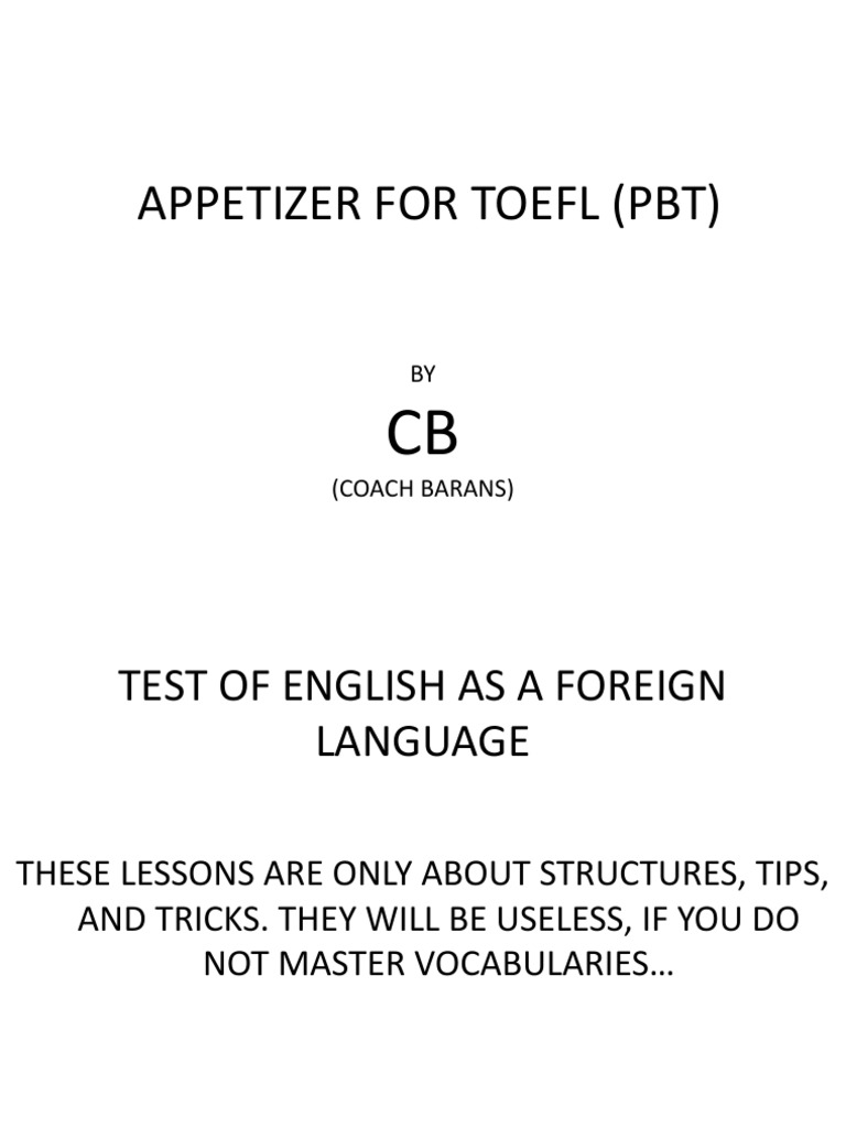 TOEFL Structure Tips and Tricks | PDF | Adverb | Verb