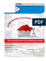 Esquemas Vacios para Planificación Curricular