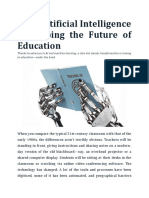 How Artificial Intelligence Is Shaping the Future of Education.docx