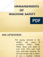 Ten Commandments of Machine Safety