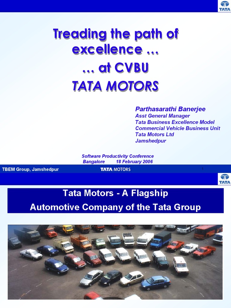 Tata Motors: Excellence in Automotive Industry | PDF | Strategic ...