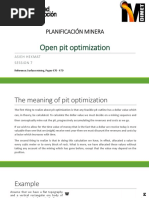 Session 7 - Open Pit Optimization
