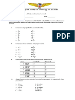 Special Prelim Examination AMT 111