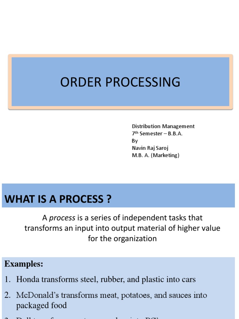 Orderprocessing 160505175718 PDF | PDF | Invoice | Financial Transaction