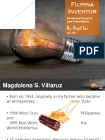 Magdalena Villaruz Filipino Inventor