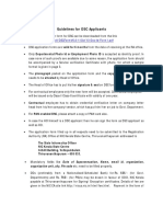 Guidelines For DSC Applicants PDF