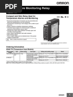 Temperature Monitoring Relay: K8Ak-Th