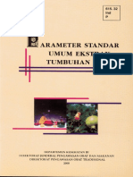 Parameter Standar Umum Ekstrak Tumbuhan Obat