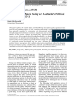 Foreign and Defence Policy On Australias Political Agenda, 1962-2012