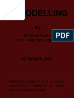 3D Modelling: DR Rajesh Panda Sto - Cad/Cam - Cipet