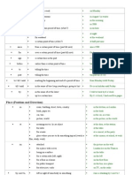 Preposition Rules